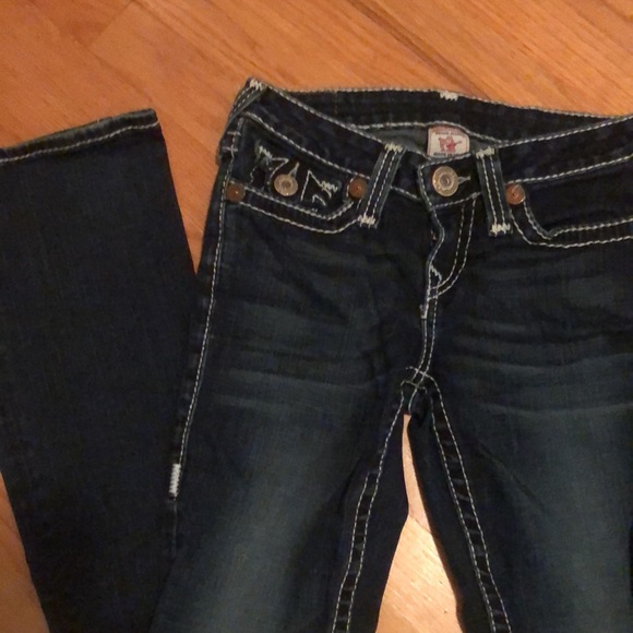 Dark true religion jeans with white stitching - Picture 2 of 6